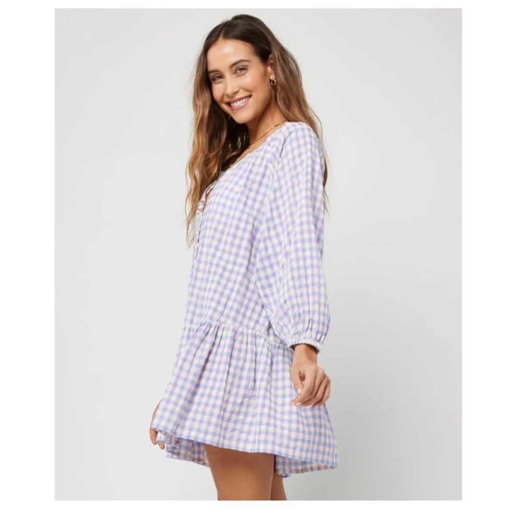 L*Space | Beachy Cottagecore Vida Dress In Park Slope Gingham